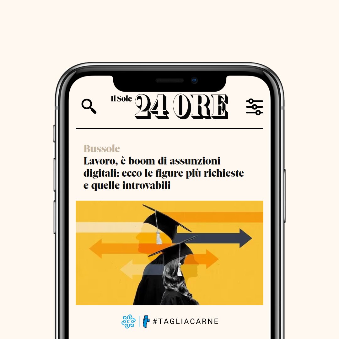 Centro Studi G. Tagliacarne (@isttagliacarne) on Twitter photo Via <a href="/sole24ore/">IlSole24ORE</a> in "Lavoro, è boom di assunzioni digitali: ecco le figure più richieste e quelle introvabili" con i dati dall'indagine del #SistemaExcelsior di <a href="/unioncamere/">Unioncamere</a> e <a href="/ANPALgov/">ANPAL</a> analizzati dal #Tagliacarne. Leggilo qui 📱bit.ly/3qgQPkK Via <a href="/sole24ore/">IlSole24ORE</a> in "Lavoro, è boom di assunzioni digitali: ecco le figure più richieste e quelle introvabili" con i dati dall'indagine del #SistemaExcelsior di <a href="/unioncamere/">Unioncamere</a> e <a href="/ANPALgov/">ANPAL</a> analizzati dal #Tagliacarne. Leggilo qui 📱bit.ly/3qgQPkK