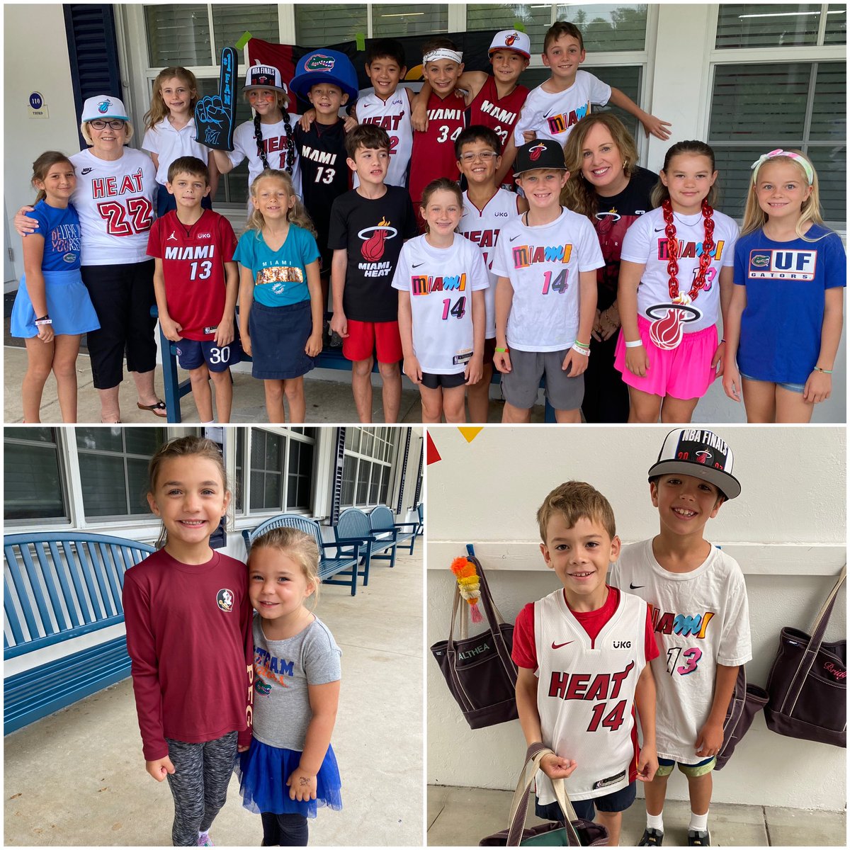 GSSstingrays's tweet photo. We are celebrating all the awesome Florida college and pro teams today by having a special dress down day!
#gulfstreamschool @MiamiHEAT @Marlins @FlaPanthers @MiamiDolphins @FloridaState @FloridaAtlantic @MiamiHurricanes @UCFKnights @UF https://t.co/9m9rKHHV7v