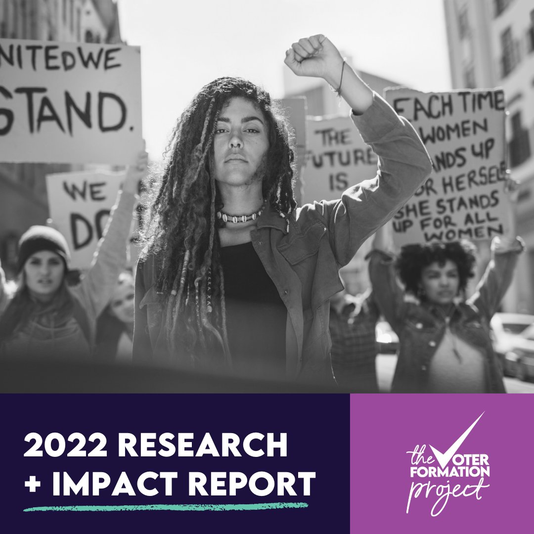 VoterFormation's tweet photo. 🚨 Our 2022 Program Report is here! 🚨

We're so excited to get our research and impact program results out into the world today. Read the full report here: https://t.co/PhtGHRQLxL https://t.co/HMQMcaaueW