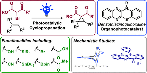 In this week's group meeting, Lara has told us about "Intermolecular Organophotocatalytic Cyclopropanation of Unactivated Olefins", published by <a href="/CarreiraGroup/">CarreiraGroup</a> in <a href="/J_A_C_S/">J. Am. Chem. Soc.</a> 

pubs.acs.org/doi/10.1021/ja…