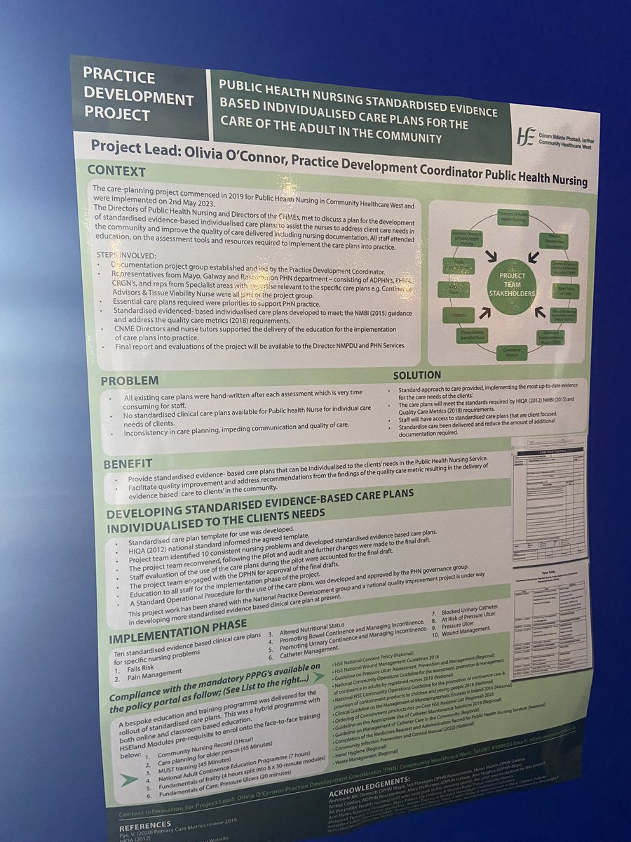 Care Planning PHN’s poster for NMPDU conference. Practice Development Coordinator #best practice#OliviaOConnor