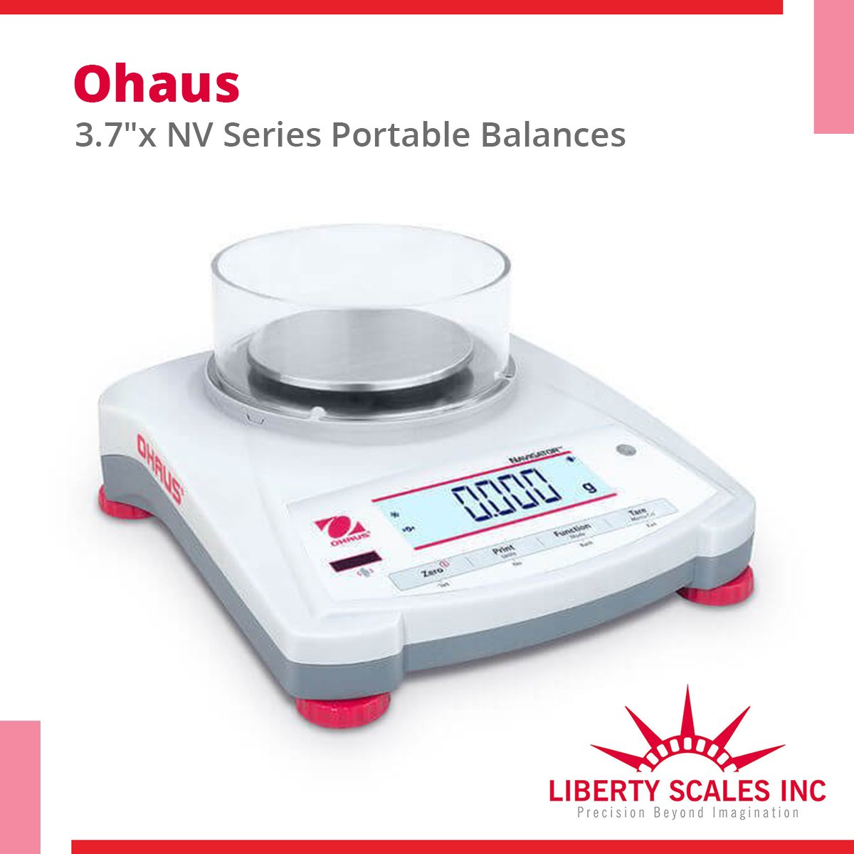 ScalesLiberty's tweet image. 📌📌📌Ohaus 3.7&quot;x NV Series Portable Balances NV123 120gx0.001g
🌎ow.ly/LMqw50KiGIL
#LibertyScales #Ohaus #LaboratoryScale #IndustrialScale #Weighing #PercentWeighing #PartsWeighing #CheckWeighing