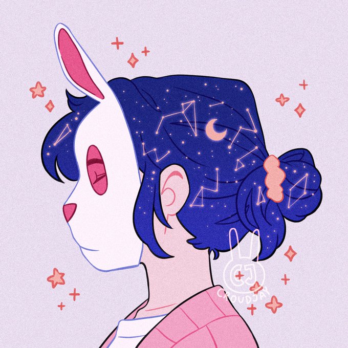 「blue hair constellation」 illustration images(Latest)