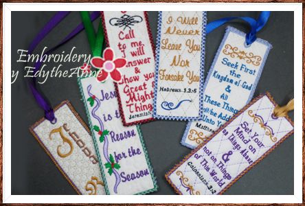 Have you seen our In The Hoop Bookmarks yet? Look inside this weeks newsletter for a sampling... - mailchi.mp/inthehoopembro…

#EmbroiderybyEdytheAnne  #InTheHoopMachineEmbroidery  #Quilting  #Sewing   #BookMarks