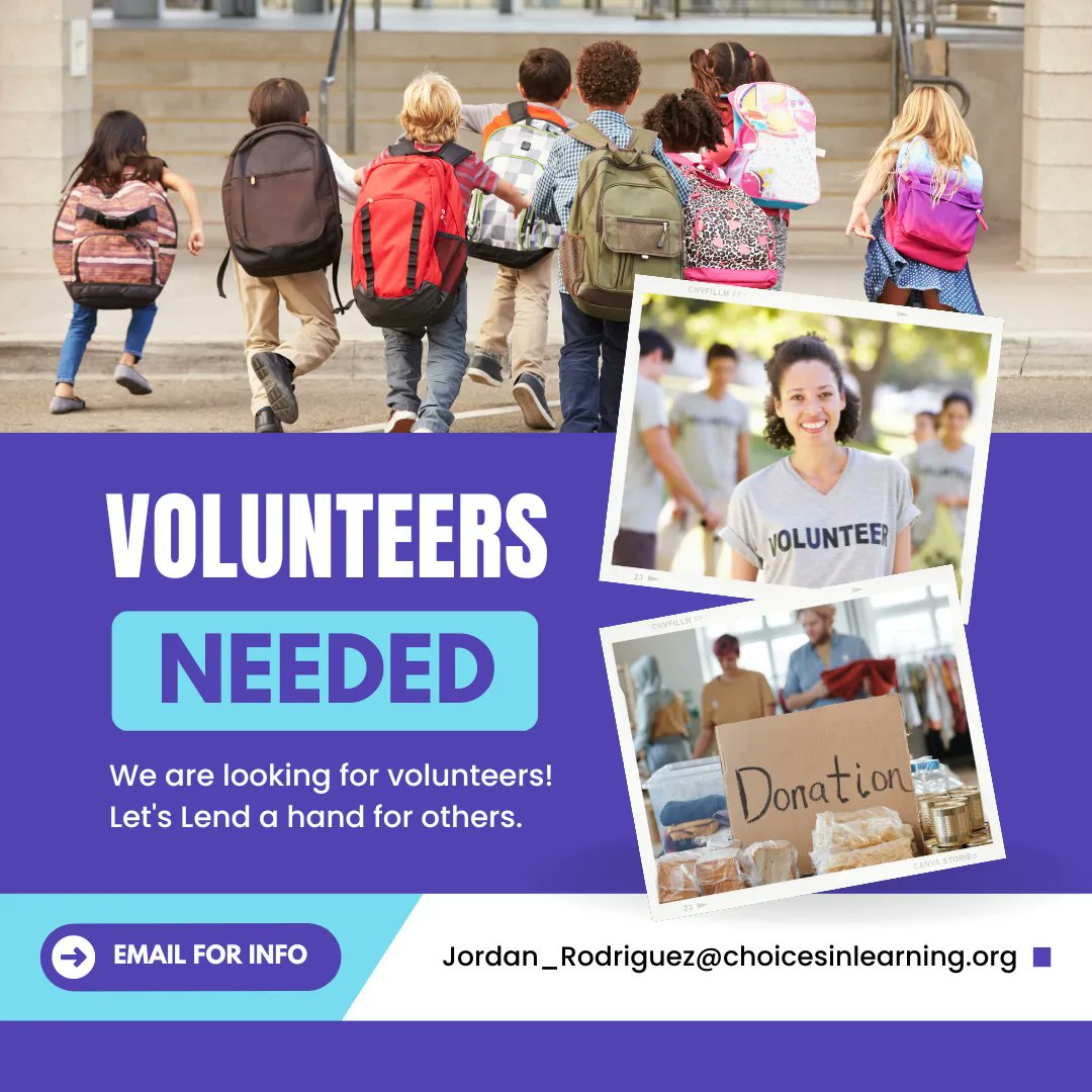To any high school students looking to earn volunteer hours for scholarship opportunities, Choices in Learning Charter Elem in Winter Springs is seeking students to assist on campus with the moving of furniture for summer cleaning. Contact Jordan.Rodriguez@choicesinlearning.org