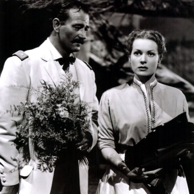 #Bales2023FilmChallenge

May 31: Movie filmed in Utah.. Rio Grande (1950, directed by John Ford) . Ford filmed quite a few of his westerns in Monument Valley, Utah. 

Others include My Darling Clementine (1946), Stagecoach (1939), Cheyenne Autumn (1964), and The Searchers (1956)