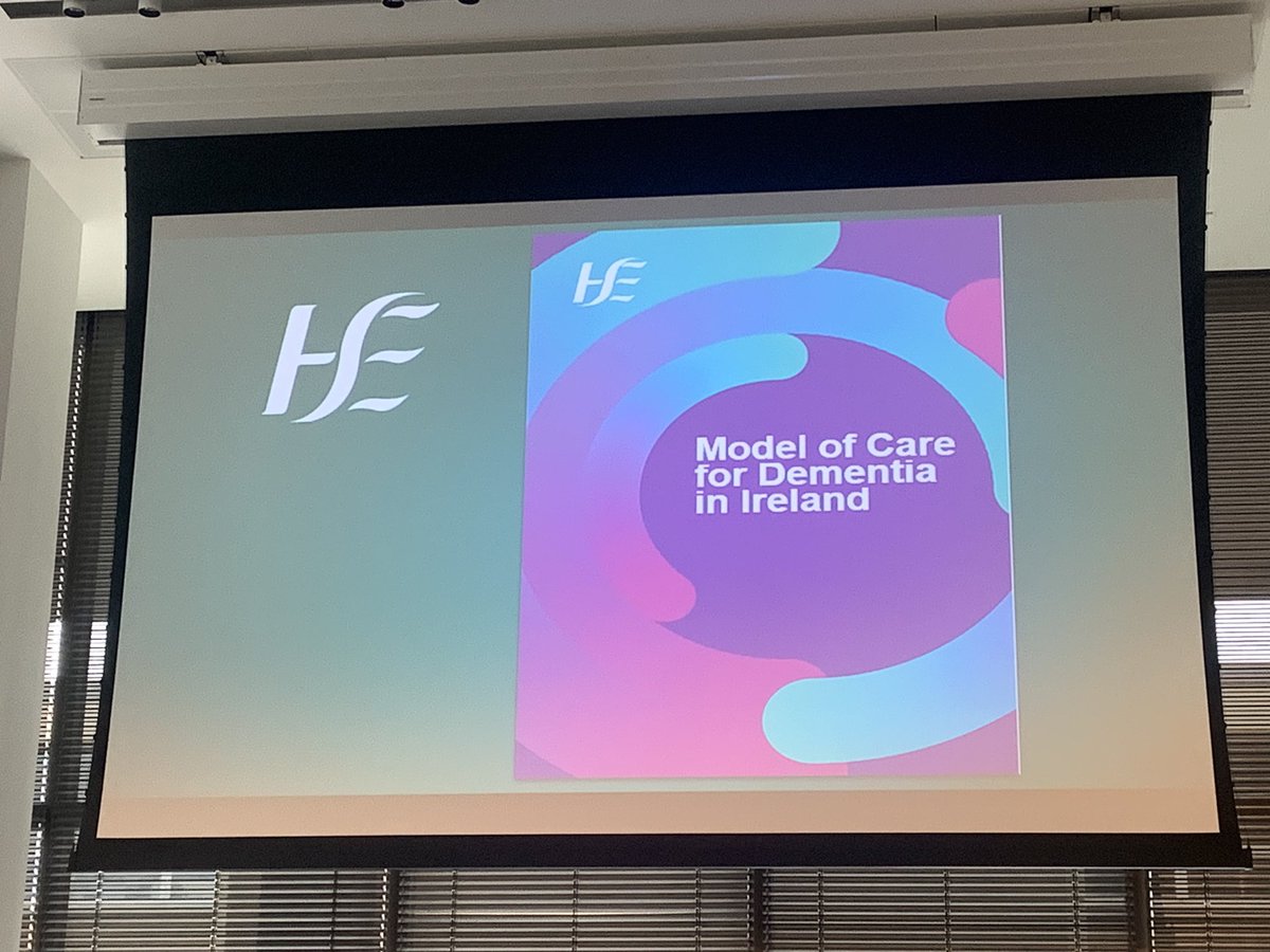 We are delighted to be here at the launch of the Dementia Model of Care @roinnslainte with Minister Mary Butler and Dr Colm Henry, Chief Clinical Officer, HSE #understandtogether #DementiaModelofCare