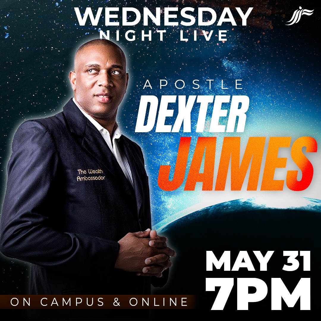 Get ready for a night of healing and financial breakthrough TONIGHT!! Join us with Bishop Dexter James live on campus at 7 pm!✨ #guestspeaker #biblestudy #MFM