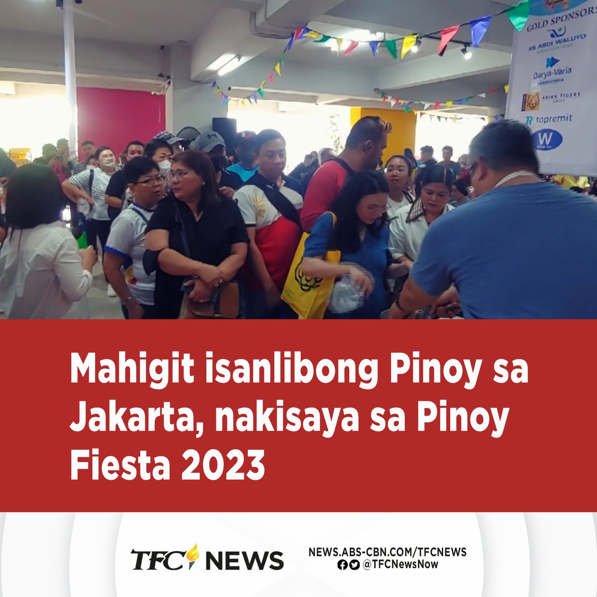 Muling ipinagdiwang ang Pinoy fiesta sa Jakarta, Indonesia. Mahigit isanlibong Pilipino ang nakisaya sa mga palaro at iba-ibang pakulo. Nagpapatrol, Wendy Palomo. #TFCNews PANOORIN: youtu.be/pJ9WbqJH4Lc