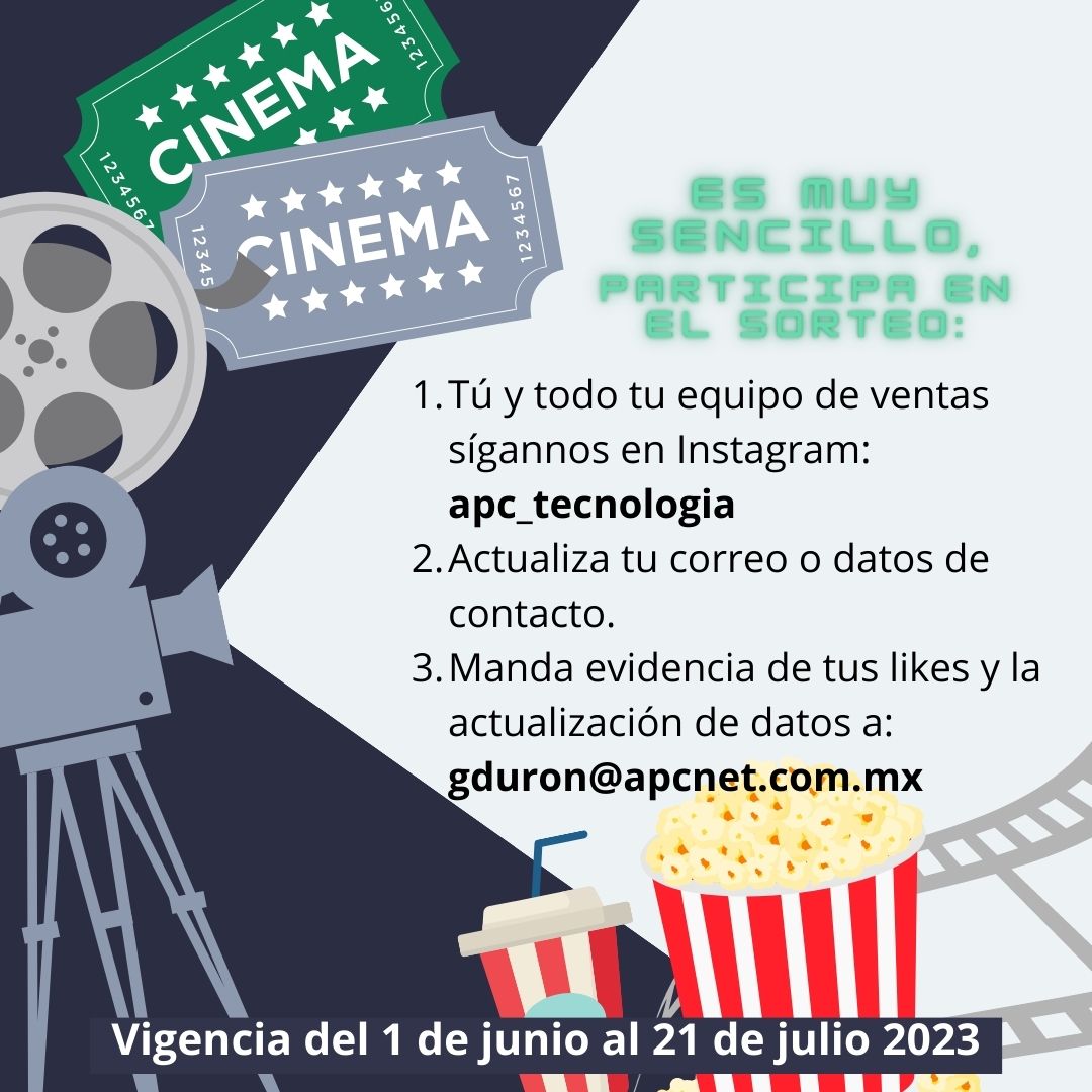 ApC_Mex's tweet photo. Gana boletos para el cine ! https://t.co/dyOhFdI6gJ