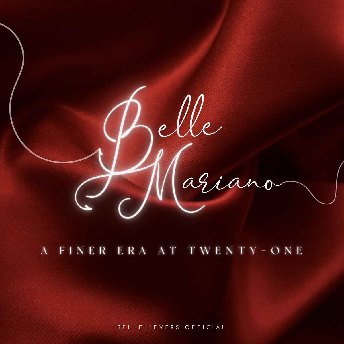 bellelieversofc's tweet photo. Twenty-one marks the official age of one’s adulthood. Belle Mariano officially starts a new book this June 10. ♥️

In red, Bellelievers Official follows the theme: #BelleMariano: A Finer Era at Twenty-one. 🌹 

#21BELLElustrousYears
#BelleMariano @bellemariano02 https://t.co/Ouvf8a1YiI