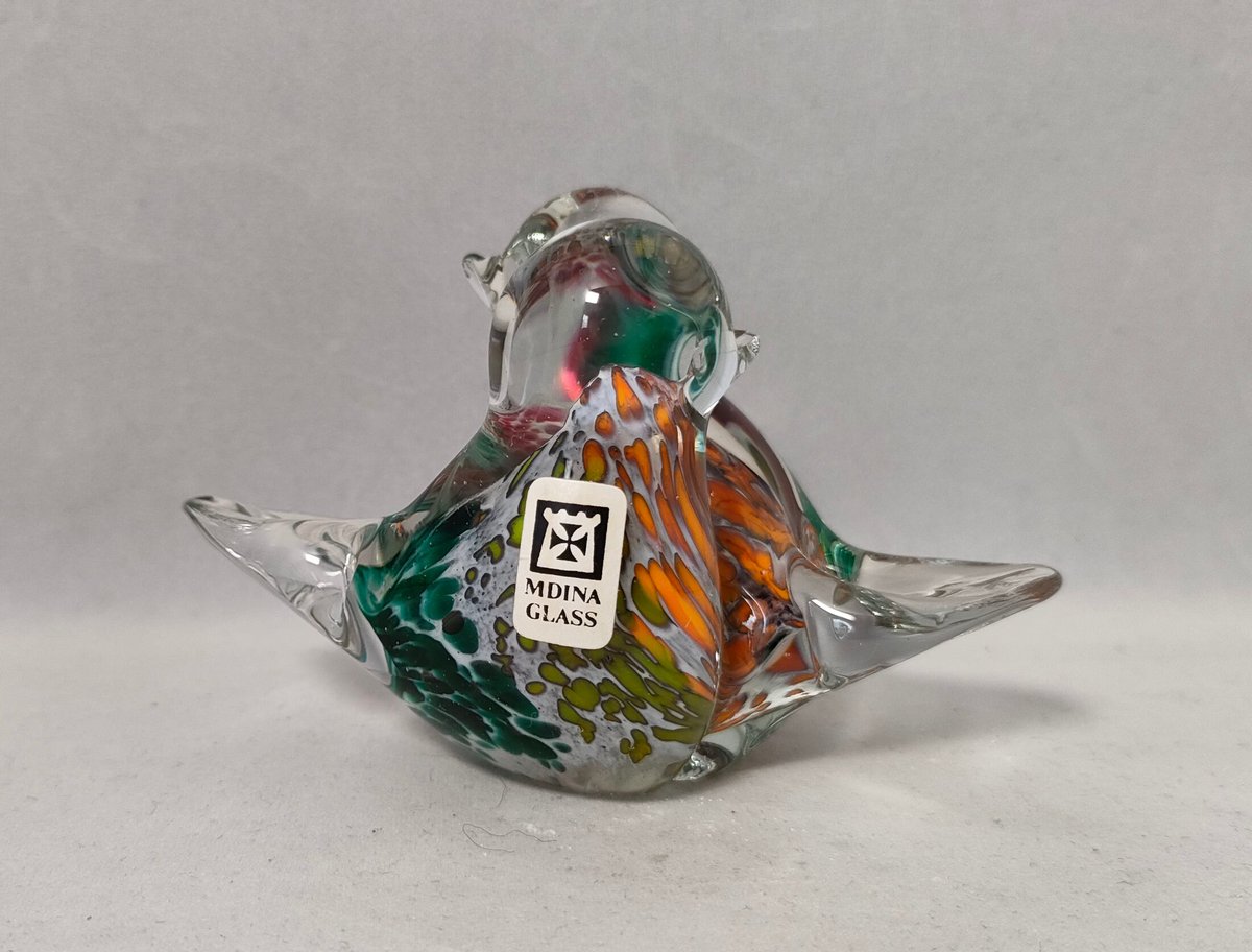 Excited to share the latest addition to my #etsy shop: Vintage Collectable Signed Mdina Glass Lovebirds etsy.me/3OLqfds #mdinalovebirds #mdinaglass #collectableglass #collectablemdina #malteseglass #glass #silverdragonfinds