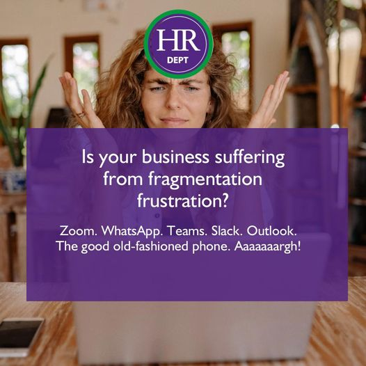 Experiencing communication overload? 📲 When the number of channels becomes overwhelming, it's fragmentation frustration! 😫 Discover our solutions in our blog: hrdept.co.uk/south-east-wal… 
#CommunicationChallenges #HRExperts #WelshBusiness #SMEs #HRConsulting #SouthEastWales