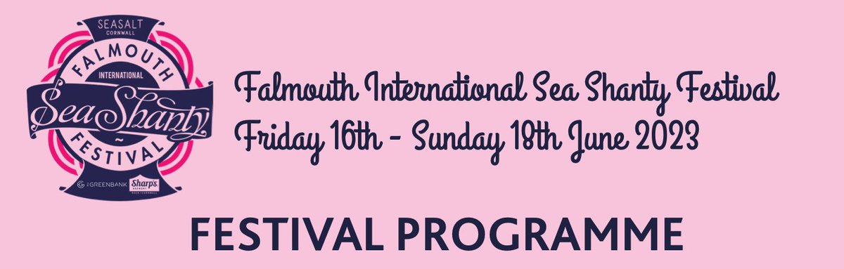 The online festival programme has been updated! To view the latest version please visit falmouthseashanty.co.uk/welcome-to-fal…. We recommend using this link to ensure you always have the most up to date copy at your fingertips! #seashantyfestival #livemusic #bythesea #ilovecornwall