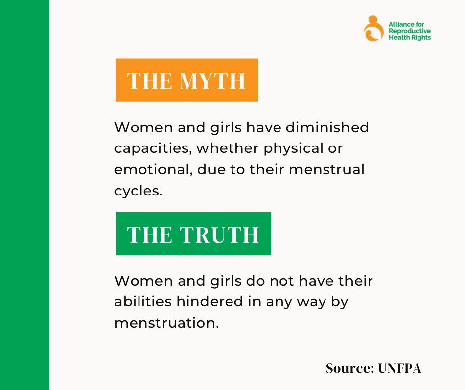 No woman or girl loses their abilities, regardless of the form, due to #menstrual cycles.

#Women & #girls are capable of every and any thing even in their #menstrual periods.

#MenstruationIsNormal 
#MenstruationMatters 
#MHDay2023GH 
#DropTheTaxesOnSanitaryProducts
#ARHR