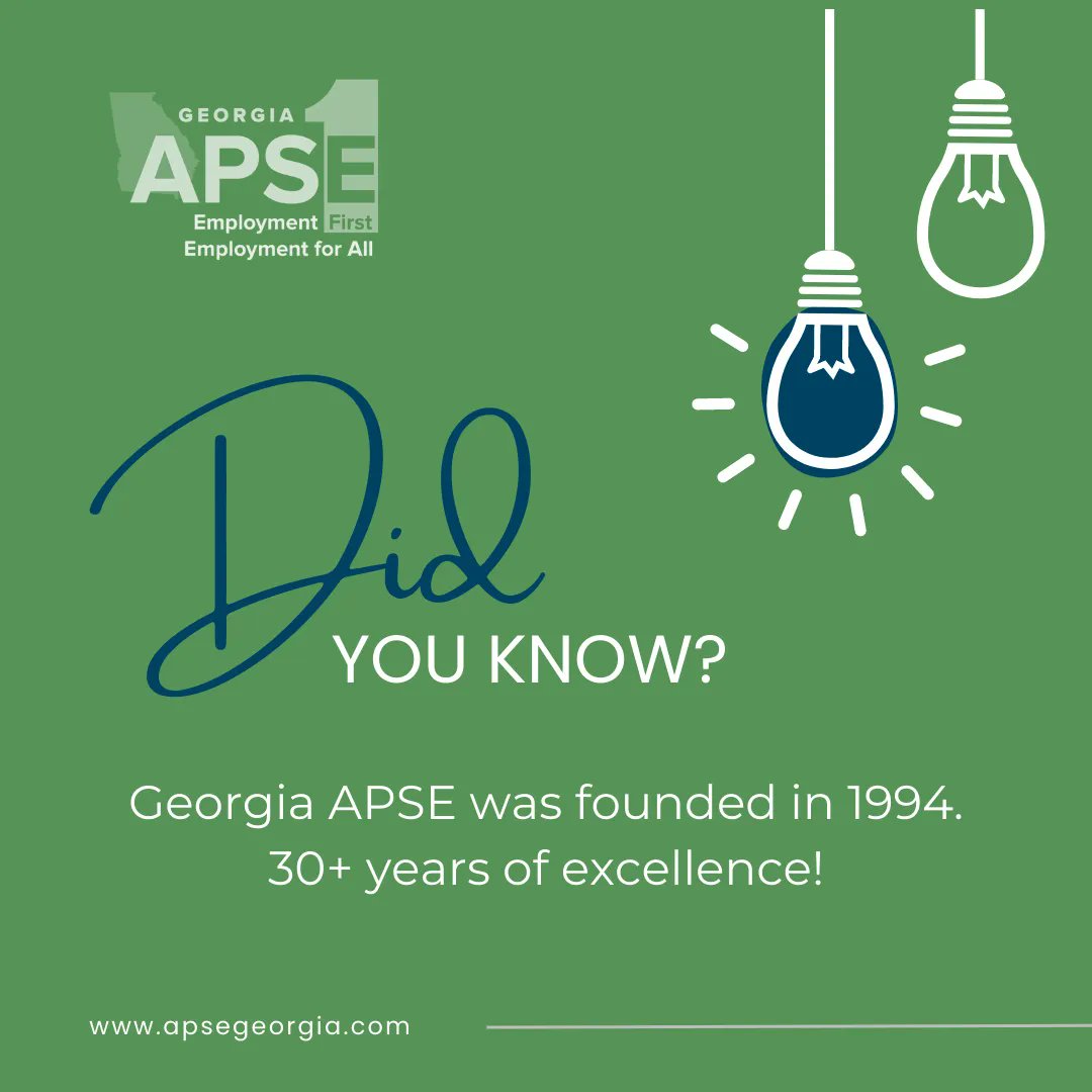 The membership includes self-advocates, disability employment professionals, families, employers, and government agencies. For the last 30 years, GAPSE has provided training, technical support, and advocacy to advance #employmentfirst in #Georgia. #inclusionmatters