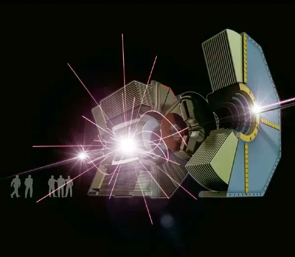 Rekord-Messergebnis: <a href="/belle2collab/">Belle II Experiment</a> hat die Masse des Tau-Leptons mit der bisher höchsten Präzision gemessen. 1777,09 ± 0,14 MeV bringt das schwerste bekannte Lepton auf die Waage. Mehr Infos hier: buff.ly/3IPm3Wj und als Vorabdruck auf arxiv.org/abs/2305.19116 .