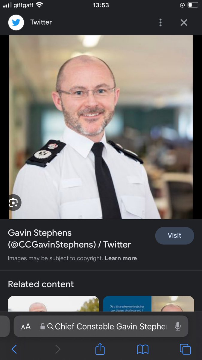 NPCC Chief constable Gavin Stephens