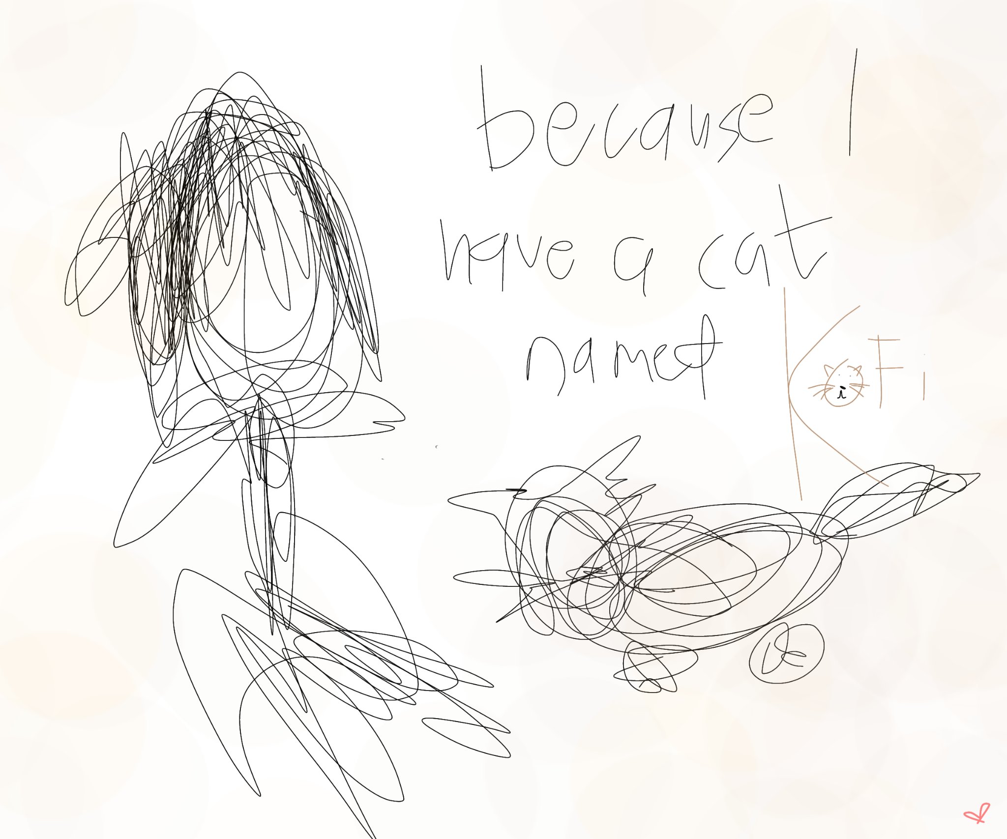 keijii on Twitter "Hi, I'm Kaili Jean. My cat is Kofi Bean. He licks