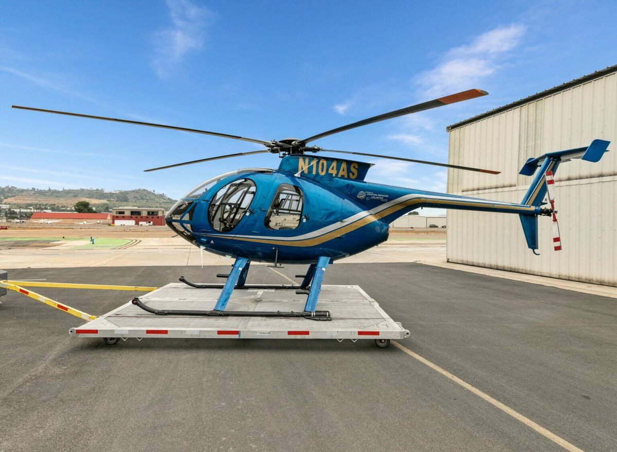 heli_trader's tweet photo. FOR SALE - 1989 MD Helicopters MD500E
Location: United States
TTAF: 11193.5
Price: $1,250,000 USD
Listing ID: HT11504
To find out more, view the full listing here:
https://t.co/jdwTC0eHlA
#helisales #aircraftsales #rotorcraft #HeliTrader https://t.co/jFtFeQmncA