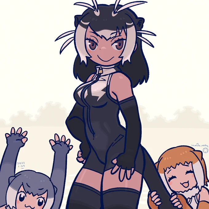 世界カワウソの日を祝う(再掲) #世界カワウソの日 #けものフレンズ