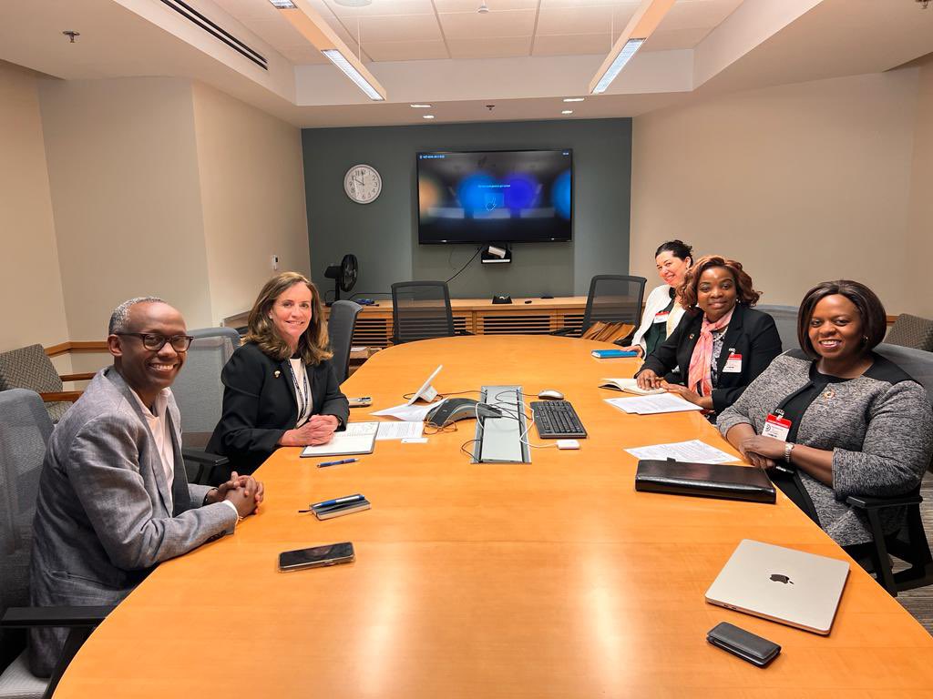 SandaOjiambo's tweet photo. Delighted to have met S/R McAuliffe @GPatState in DC. Public-private partnerships are critical in addressing global challenges &amp; advancing US and global policy priorities. Looking forward to strengthening our collaborations for sustainable, inclusive business &amp; shared prosperity. https://t.co/9wtNTrSGc1