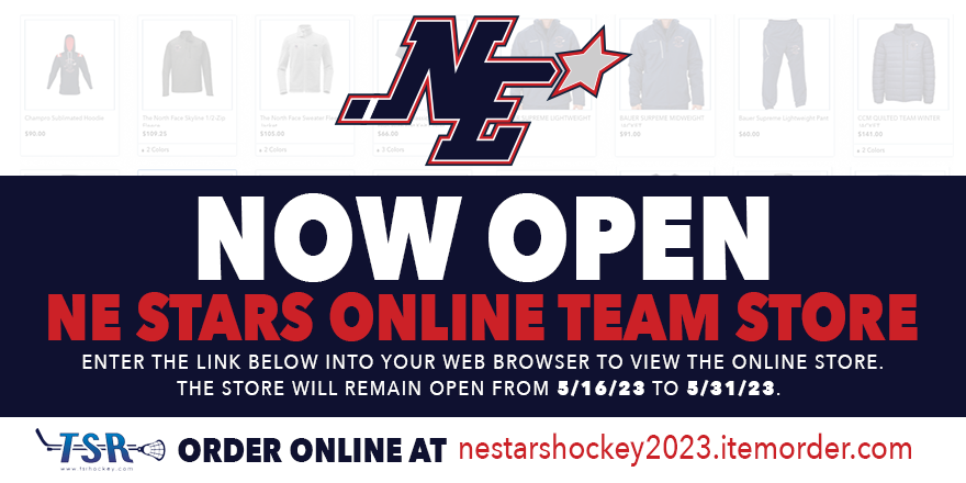 Today is the LAST DAY to order team store items. Get your orders in today! nestarshockey2023.itemorder.com