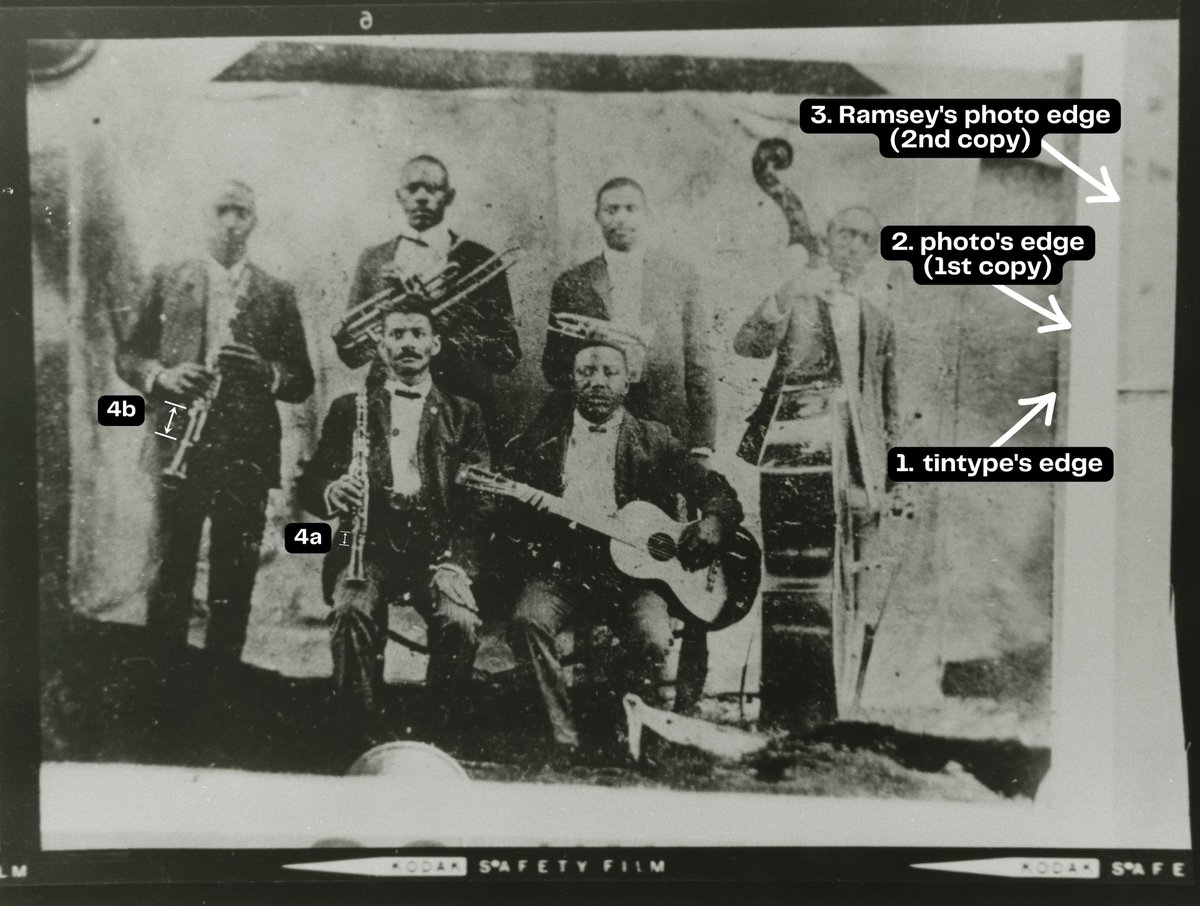 In JJS 14.1, Luca Bragalini presents a detailed photographic analysis of the so-called first jazz photo, proposing a solution to an enigma that has lasted for eighty years (bit.ly/3oCDMtc). 

#BuddyBolden #jazzstudies #photostudies @RULibraries @IJS_Rutgers