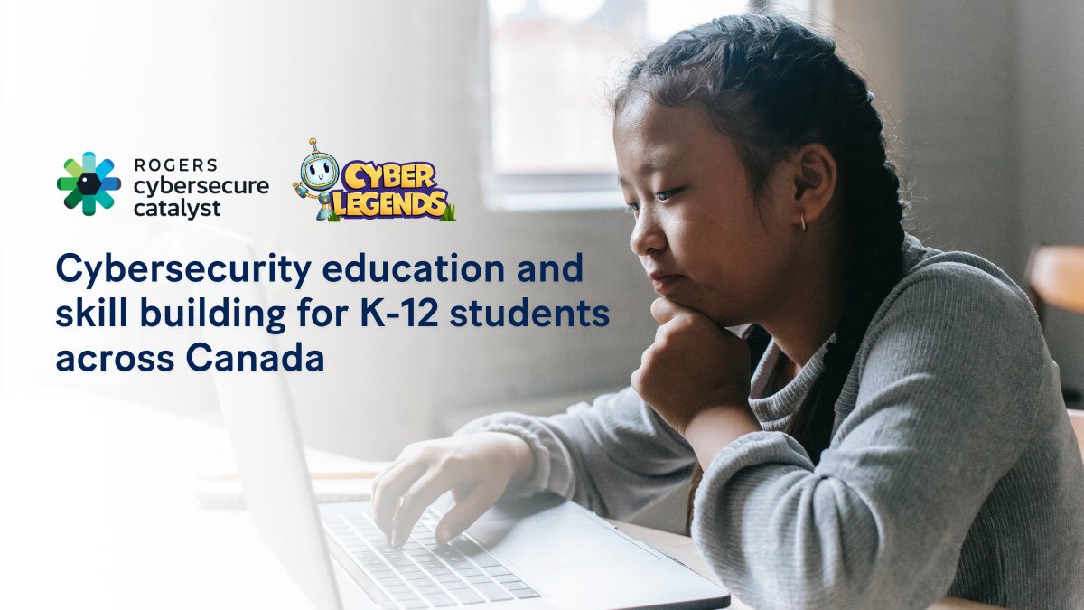 Rogers Cybersecure Catalyst (@cybersecure_ca) on Twitter photo Today, we are excited to announce a partnership with <a href="/CyberLegendsInc/">Cyber Legends Inc</a> in offering Canadian K-12 students with access to valuable cybersecurity learning experiences!
Read the full announcement here: hubs.la/Q01RLb3R0 Today, we are excited to announce a partnership with <a href="/CyberLegendsInc/">Cyber Legends Inc</a> in offering Canadian K-12 students with access to valuable cybersecurity learning experiences!
Read the full announcement here: hubs.la/Q01RLb3R0