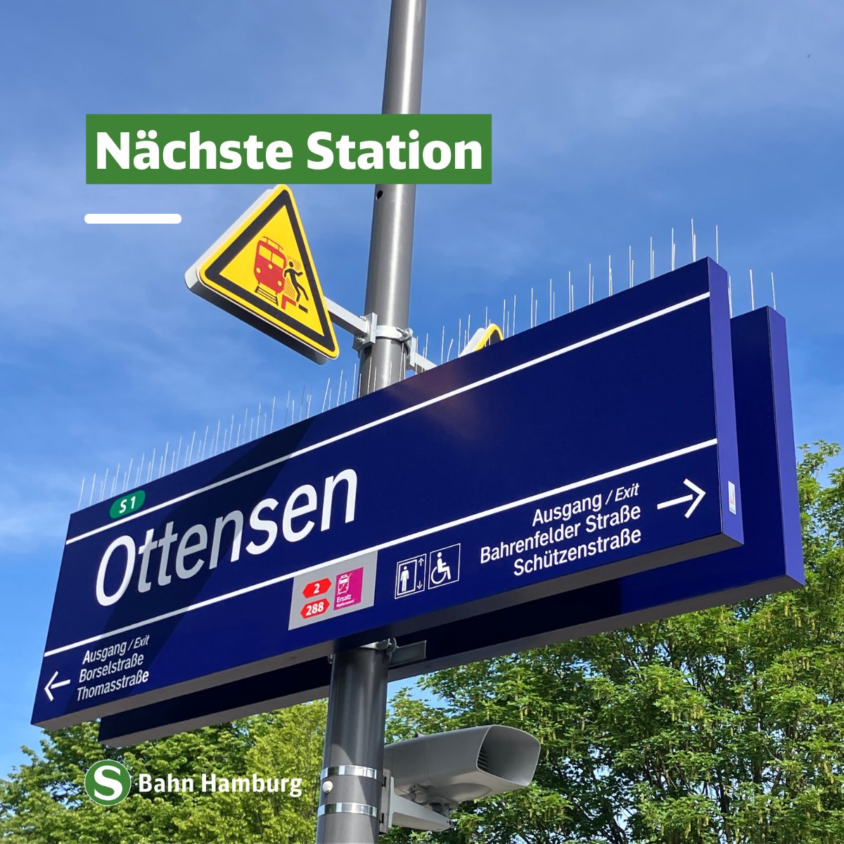SBahnHamburg's tweet photo. 70 Mal gut ankommen: Hamburg hat seit heute eine neue S-Bahn Station in #Ottensen. Und genauso heißt sie auch. Bitte alle einsteigen! 

Alles zum neuen Bahnhof hier: https://t.co/MpD84ZjkmO

#sbahn #hamburg #hvv #öpnv https://t.co/o5DrX6HwZK