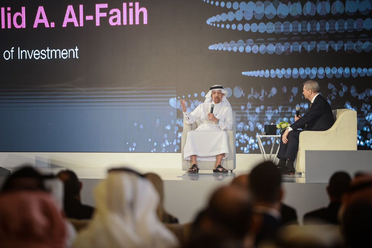 MISA's tweet photo. In the presence of HE @Khalid_AlFalih, #MISA is proud to announce the inauguration of @PwC's #RHQ in #Riyadh with the provision of a license to operate, a testimony to our commitment in supporting the Kingdom's ambitions of socio-economic transformation. https://t.co/KF2dAK69tP