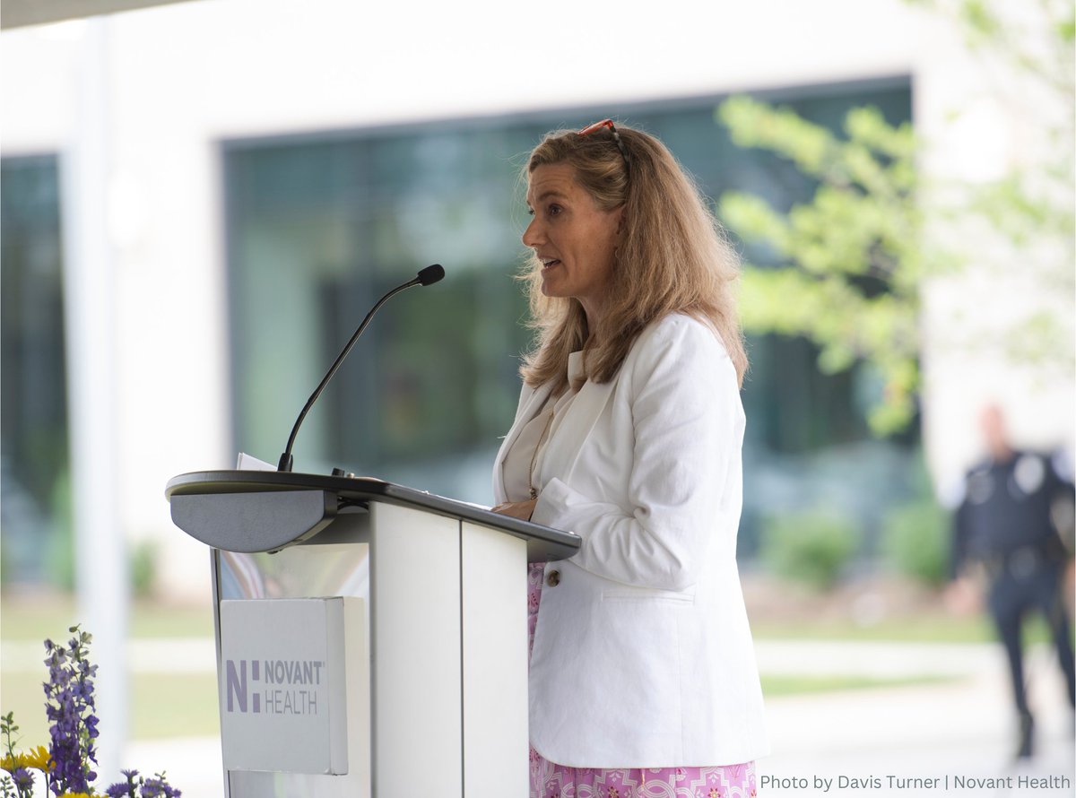 ProvAnesthesia's tweet photo. The opening of Novant Health Ballantyne Medical Center is on June 12th. Yesterday, at the ribbon-cutting ceremony, PAA Partner and Chief of Staff for the new NH Ballantyne Medical Center, Dr. Ashley McDonell addressed the crowd about the future of the new Medical Center. https://t.co/XWjmLERto8