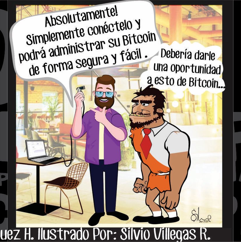 Criptopiacomics's tweet photo. Norman: Absolutamente!
Simplemente conéctelo y podrá administrar su Bitcoin de forma segura y fácil.

Otto: Debería darle una oportunidad a esto de Bitcoin..

#CryptoComedy #FunnyFinance #EducationalComedy https://t.co/Ai3oum4TMk