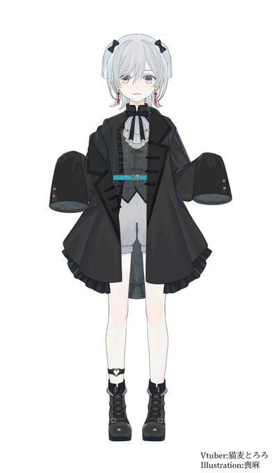 猫麦とろろさん(#tororo_vtuber)のイラストを描かせていただき