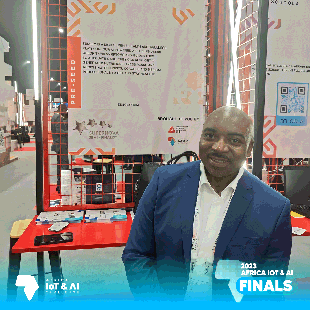 AfricaIoTAIC's tweet photo. A glimpse of The  African IoT &amp; AI Challenge  Startups exhibition area in @GITEXAfrica 💫
The Teams are doing great exhibiting their projects &amp; representing their countries.

#AfricaIoTAIChallenge #AfricaIoTAIChallenge23 #GIAHUB #Top20AfricanStatrups #GITEXAFRICA #GITEXGLOBAL https://t.co/TJT0wm0qn3