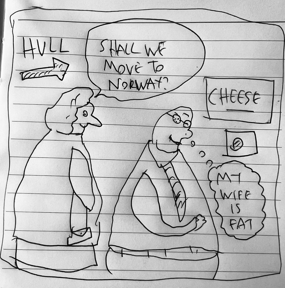 @FrizFrizzle I’ve always dreamed of being a cartoonist but can’t draw or write jokes. 

This had inspired me to quit my job and follow this dream. It’s easier than it looks.