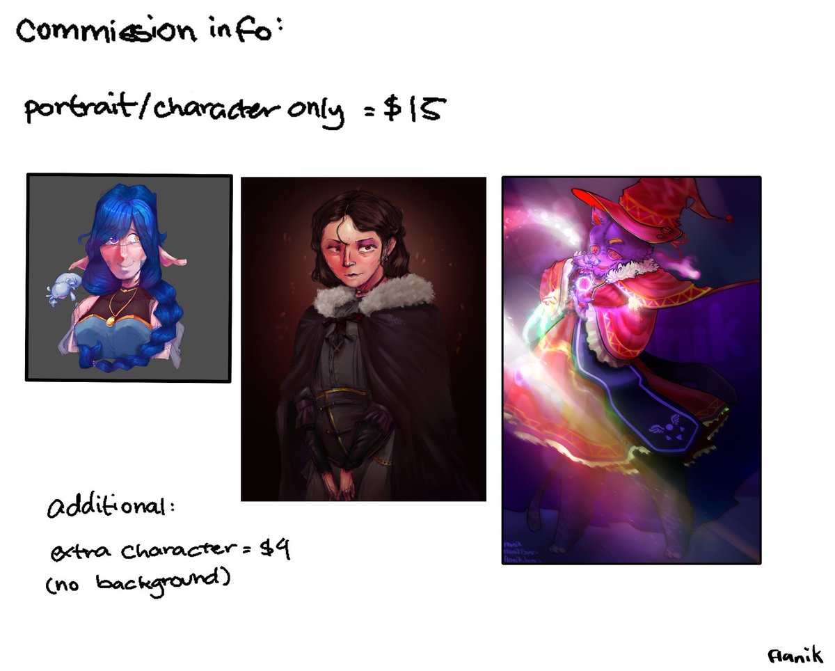 FlanikBones's tweet image. updated my coms sheet thingy lol #commissionsopen 
(read alt)