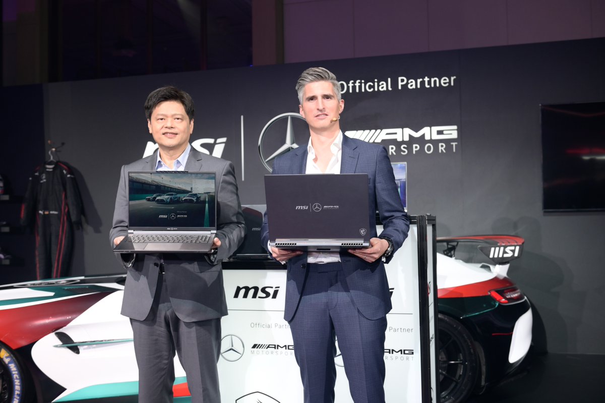 . <a href="/msigaming/">MSI Gaming</a> becomes Official Partner of Mercedes-AMG Motorsport on a multi-year co-operation. 🤝 

The shared goal is to push the limits of what can be achieved both in virtual and real-world motorsport.  

More info here: amg4.me/MSI 

#WeLivePerformance #AMG #MSI