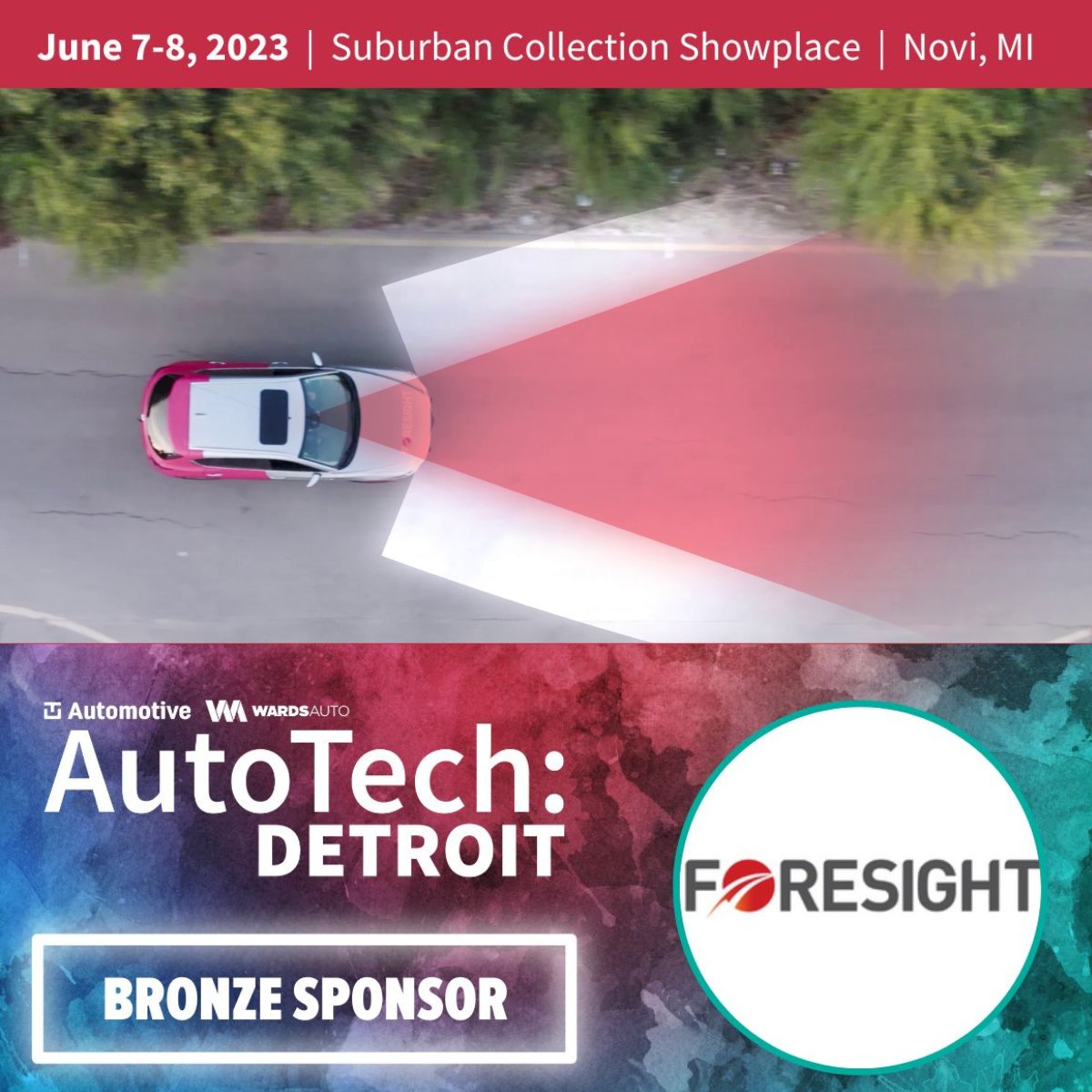 ForesightAuto1's tweet photo. ๐ฃJoin us for a live demo at #AutoTechDetroit!
Experience the cutting-edge advancements in our #Mono2Stereo and #ScaleCam 3D stereo perception solutions.
To secure your spot at the demo, reach out to alainc@foresightauto.com
๐
June 7-8, 2023
$FRSX #Autonomousvehicles #ADAS https://t.co/2Ga3jna6Kg