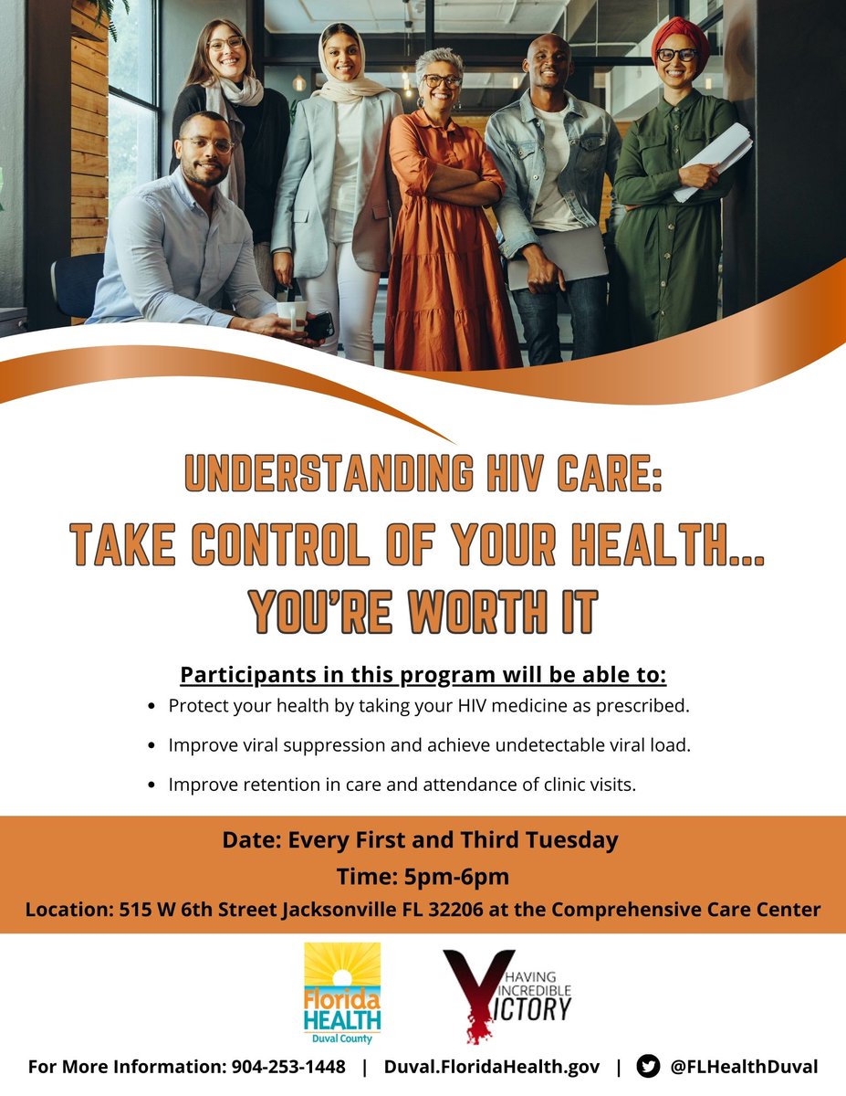 On June 6th, we will be hosting our 'Understanding HIV Care' session at 5pm. Come out and learn how to Take Control of Your Health #HIVCare