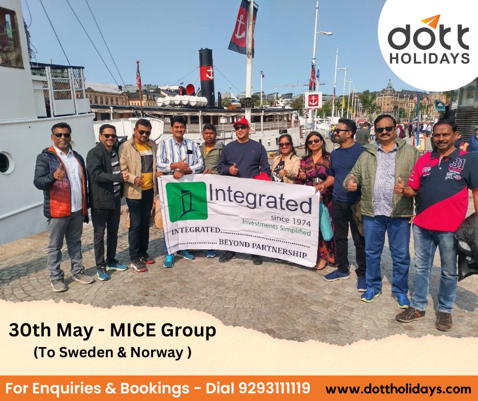 MICE Tourism was organised by Dott Holidays Pvt Ltd on 30th May 2023

Two MICE group departures from Chennai: one to #Paris  and the other to #Sweden  and #Norway 

For professionally planned MICE tours, get in touch with us 9293111119

#miceevents #MICETourism #travel #tourism