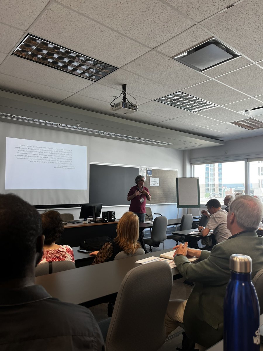 Ouverture du colloque conjoint @ecoto_q et <a href="/Ecobim2/">EcoBIM 2022</a> à l’<a href="/inrsciences/">Institut national de la recherche scientifique</a> de Québec avec la plénière d’Émilien Pelletier sur les aires marines protégés 🌊

#congres #science #écotoxicologie