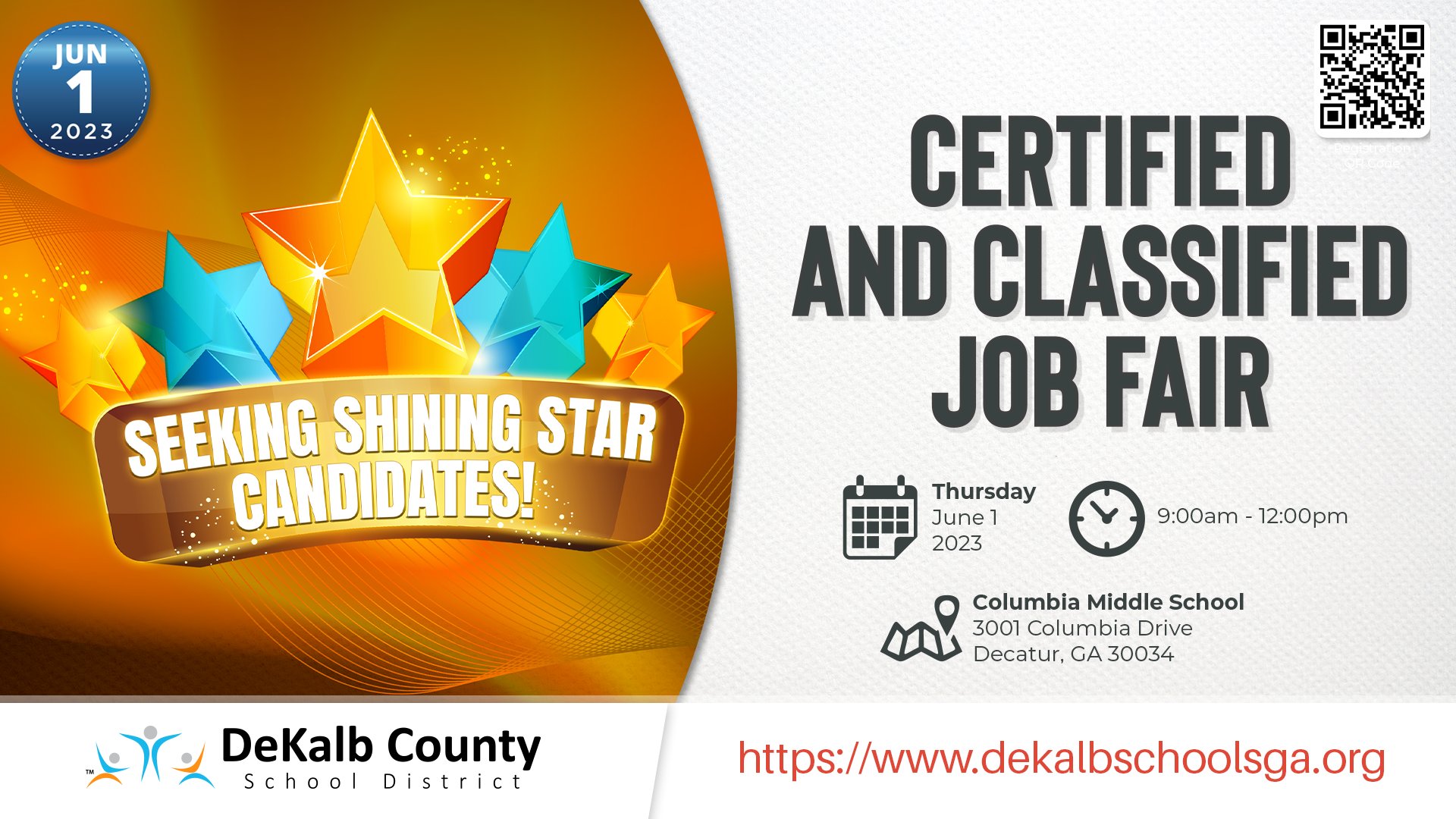 DeKalb Schools, GA on Twitter "Join us for the JUNE DISTRICTWIDE JOB