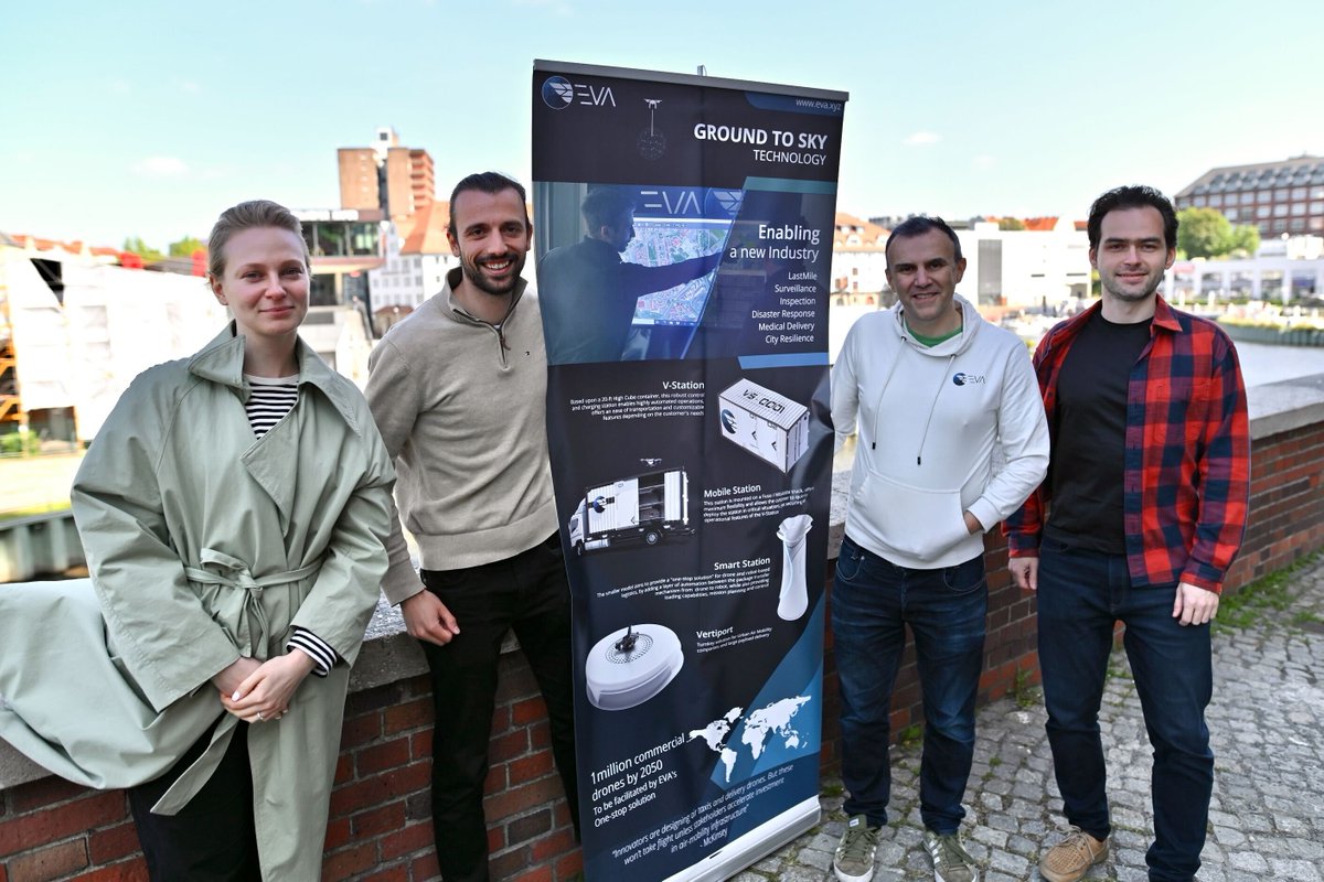EVA.xyz (@eva_vtol) on Twitter photo EVA and STAEX Collaborate to Build the World's First Web3-Operated Drone Delivery Corridor with a first deployment in Berlin <a href="/Staex_io/">Staex</a> <a href="/starburstaero/">Starburst</a> <a href="/UrbanxTech/">URBAN-X</a> <a href="/BMWGroup/">BMW Group</a> <a href="/HalliburtonLabs/">Halliburton Labs</a> <a href="/movinonconnect/">Movin'On Connect</a> <a href="/TheDriveryGmbH/">TheDrivery</a> #uas #dronesforgood #urbanmobility #dronedelivery EVA and STAEX Collaborate to Build the World's First Web3-Operated Drone Delivery Corridor with a first deployment in Berlin <a href="/Staex_io/">Staex</a> <a href="/starburstaero/">Starburst</a> <a href="/UrbanxTech/">URBAN-X</a> <a href="/BMWGroup/">BMW Group</a> <a href="/HalliburtonLabs/">Halliburton Labs</a> <a href="/movinonconnect/">Movin'On Connect</a> <a href="/TheDriveryGmbH/">TheDrivery</a> #uas #dronesforgood #urbanmobility #dronedelivery