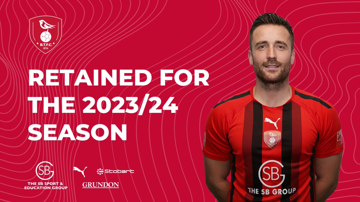 Sean Fraser, RETAINED FOR THE 2023/24 SEASON!   

To Sponsor FRASER for the 2023/24 season contact louie@thesbgroup.co.uk for Package details.     

#TOGETHERBTFC #COYR #OneClub