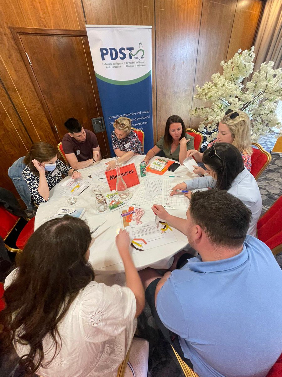 Teachers engaging in some hands-on Maths activities this afternoon at our Lesson Study Shared Learning Day in Athlone! #PDSTLessonStudy #Maths #TeacherEducation #ActiveLearning