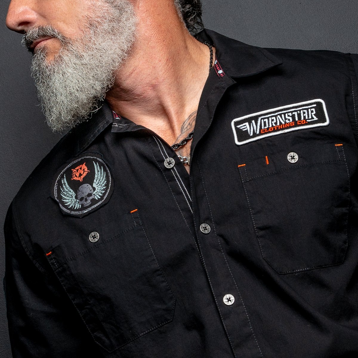 wornstar's tweet photo. Upgrade your wardrobe with Wornstar Clothing's premium button-down short sleeve work shirts. Show off your rock n roll style while staying comfortable.
https://t.co/gCte9gcmyf
#wornstar #wornstarclothing #driftercollection #ROCKERSANDREBELS #workshirt #mechanicshirt https://t.co/YxNM4zYDGL