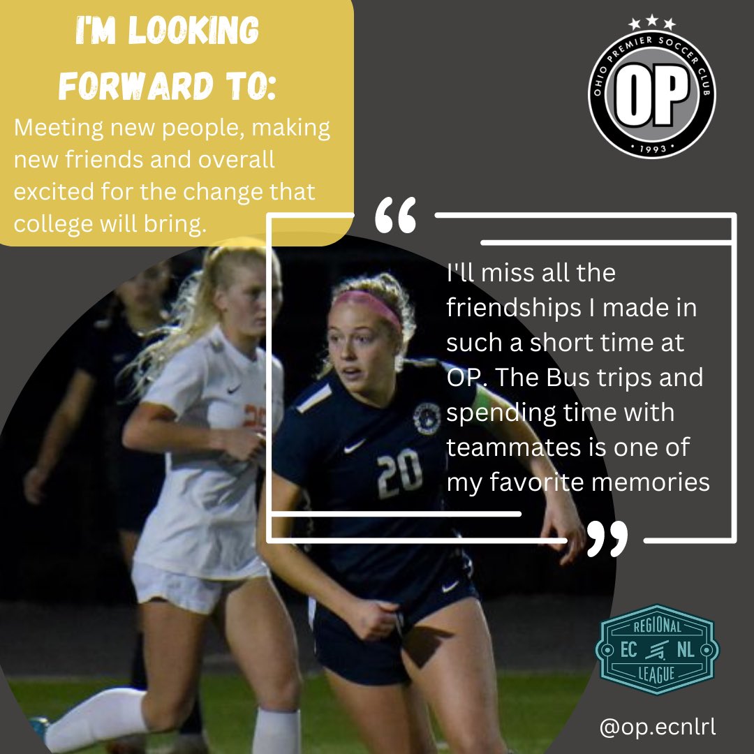 OP_ECNL_RL's tweet photo. Ella spent the last two seasons with us at OP. Sheβs a force with her head especially on corner kicks π
Swipe to learn more about Ella and her advice on the recruiting process and her love for her teammates! π€π©Άπ€
@op_soccer_club #OPNation #DDT #OPNextLevel #OPECNLRL https://t.co/t7MOTlLo4t