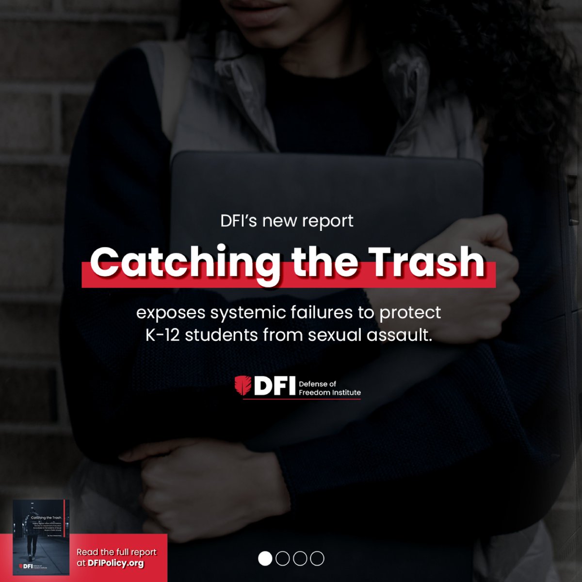 DFIPolicy's tweet photo. DFI's new report, "Catching the Trash," exposes systemic failures to protect public K-12 students from sexual abuse while at school. Learn more about the problem and the solutions we propose: https://t.co/nDtbbjepKK https://t.co/oWkl0ytrMY