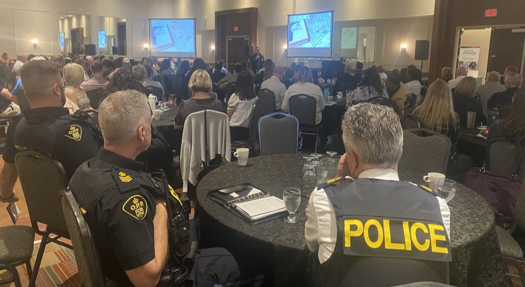 OPP_CR's tweet photo. #DufferinOPP is participating in the @DufferinCounty Emergency Management Forum today. Several #community agencies coming together to ensure we are prepared for any emergency. The safety of our community is top priority. #EMForum https://t.co/LQvl85VmYq